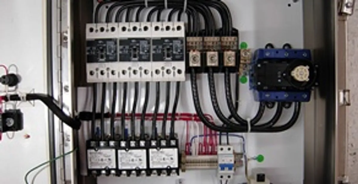 Electrical panel installation with organized circuit breakers and wiring in Fort Wayne, IN